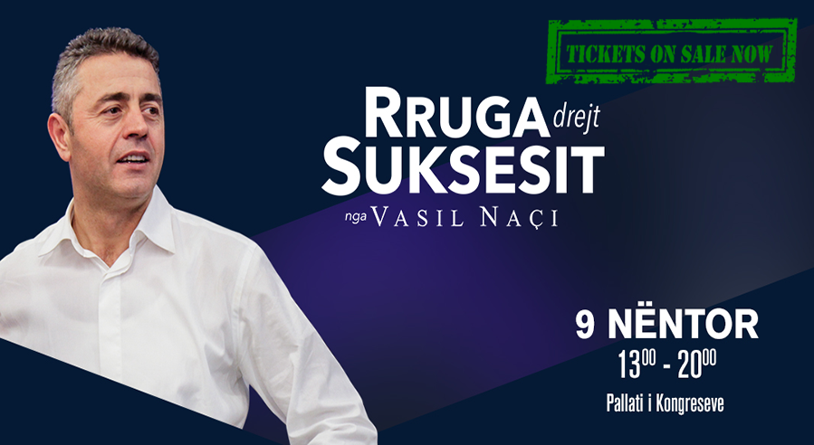  Konferenca " Rruga drejt suksesit " nga Vasil Naçi  / 9 Nentor 